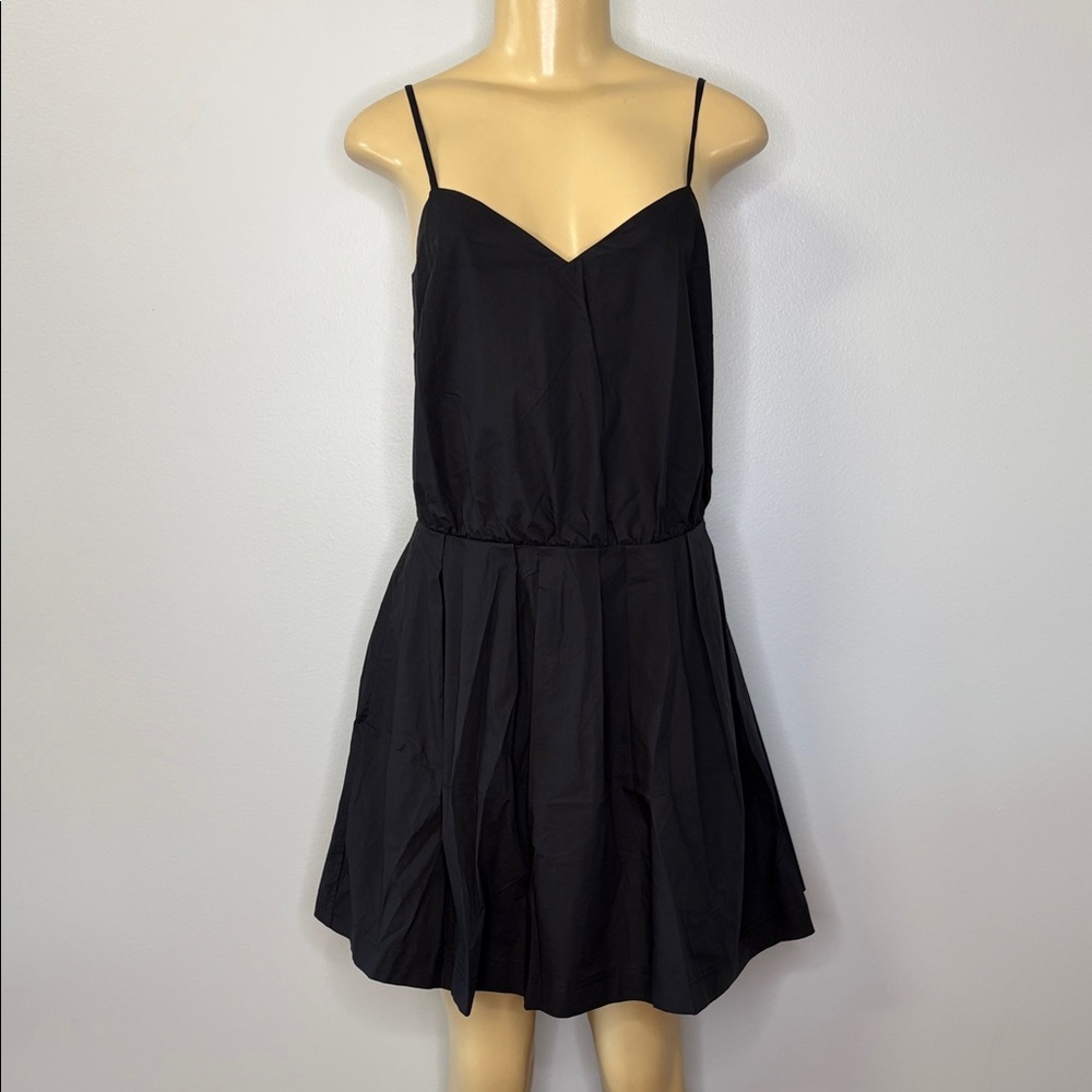 Derek Lam 10 Crosby Black Spaghetti Strap Dress Size M
